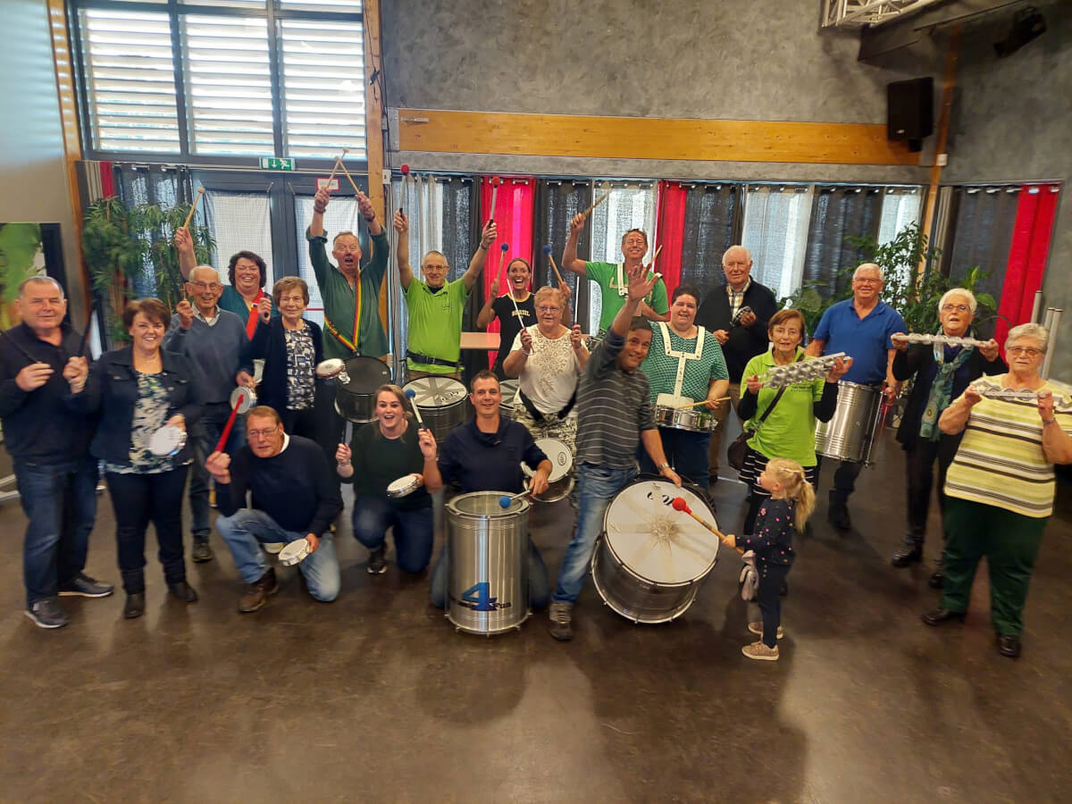 Percussie workshop bij Restaurant Clemens in Oss
