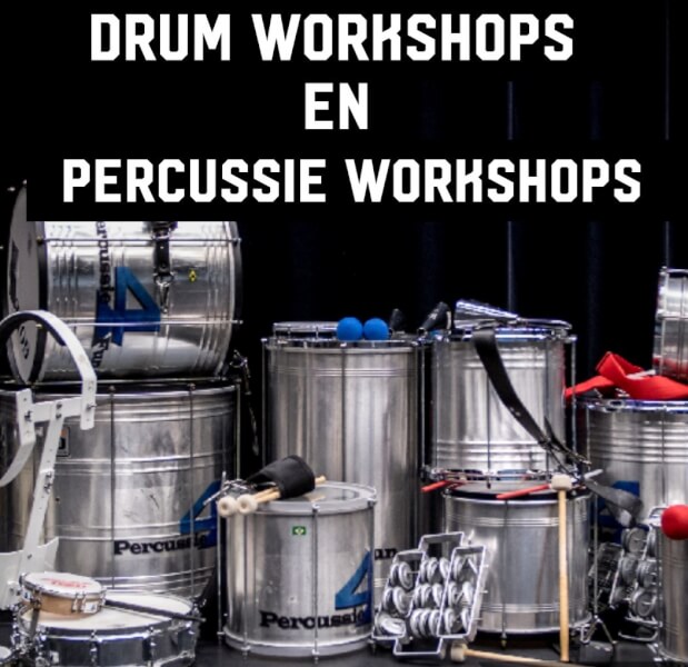 Percussie(4Fun!)Djembe Workshop op Locatie in zaal de Lachende Vis Den Bosch