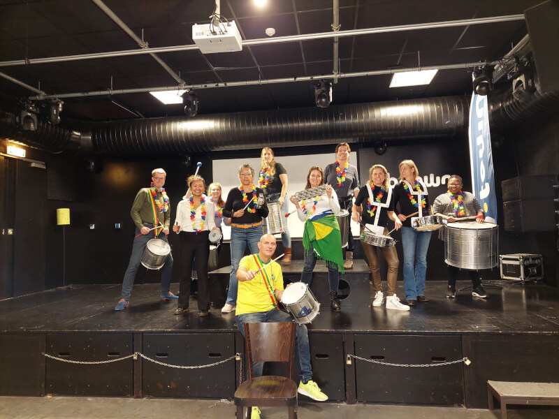 Percussie workshop in Boxtel op locatie 